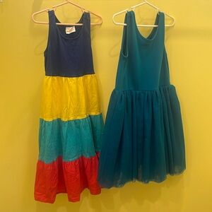 Two Hanna Anderson dresses size 6-7 and 8